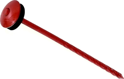 Šroubovitý hřebík 3,8x120 mm červená