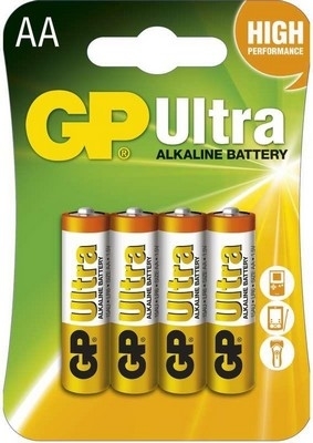 Alkalická baterie GP Ultra AA 4ks