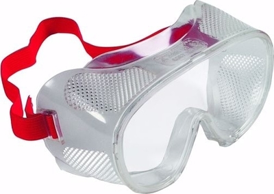 Brýle ochranné s gumou PILLI Art. B14071030, přímo větrané 