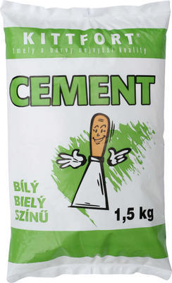 Cement bílý Kittfort 1,5 kg 