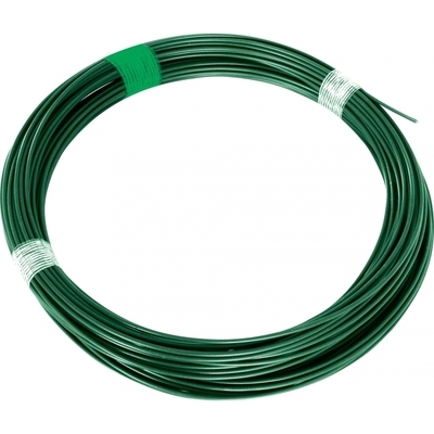 Drát napínací Zn + PVC Pilecký 26 m zelený