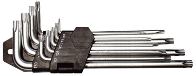 Sada klíčů torx 1,5 - 10 mm CrVa long 9 ks