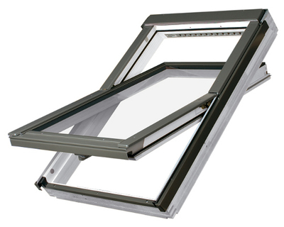 Okno střešní FTU-V U4 FSC 114x118cm dřevěné kyvné odolnější proti vlhkosti