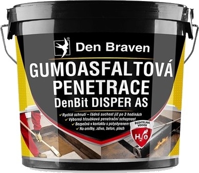Gumoasfaltová penetrace Den Braven DenBit DISPER AS 5 kg