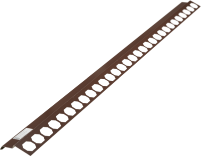 Balkonový profil přímý Hasoft 2 m hnědý