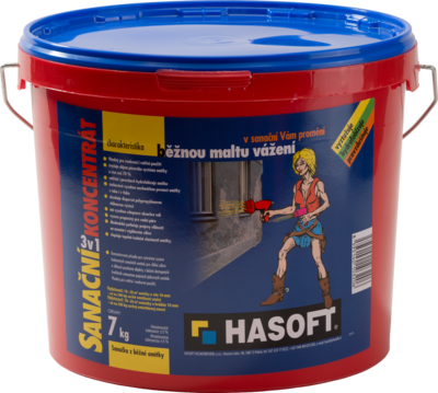 Sanační koncentrát Hasoft 3v1 7 kg