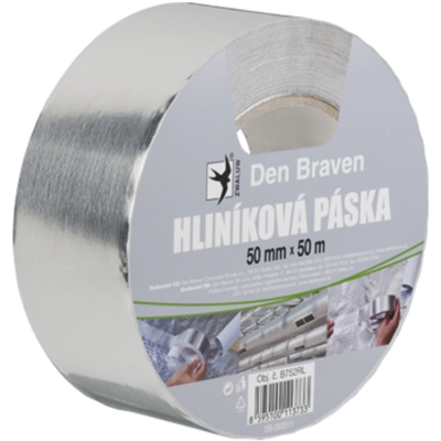 Hliníková páska Den Braven 50 mm x 50 m stříbrná
