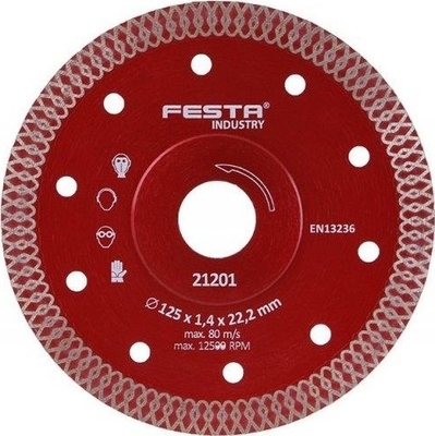 Kotouč řezný diamantový FESTA 125x1,4 mm