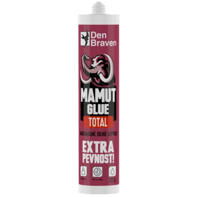 Lepidlo Mamut Glue Den Braven Total 290 ml bílé
