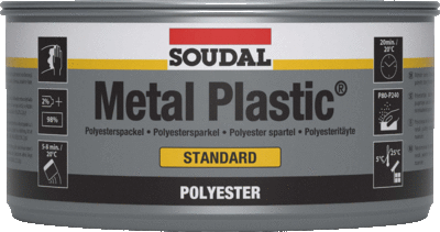 Metal Plastic standard Soudal 250 g