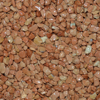 Mramorové kamínky Den Braven (kamenný koberec) červená 3-6 mm 25 kg