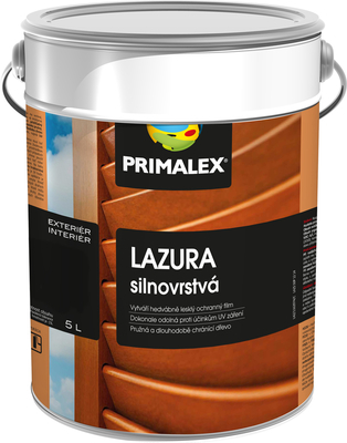 Primalex Lazura silnovrstvá 0000 bezbarvý 5 l