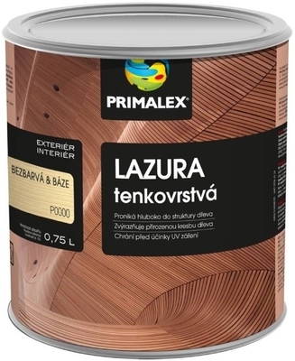 Primalex Lazura tenkovrstvá 0022 palisandr tmavý 0,75 l