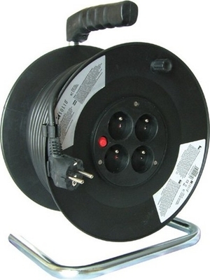 Prodlužovací kabel PB12 na bubnu 25 m 4 zásuvky 3x1,5 mm2