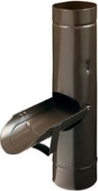 SB-M klapka pro sběr dešťové vody 100 mm černá