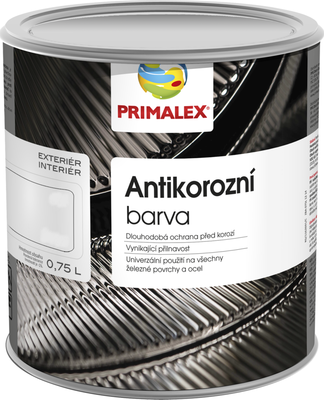 Primalex antikorozní barva 0111 šedá 0,75 l