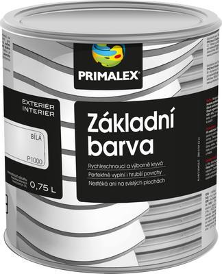 Primalex Základní barva na dřevo 0100 bílá 0,75 l