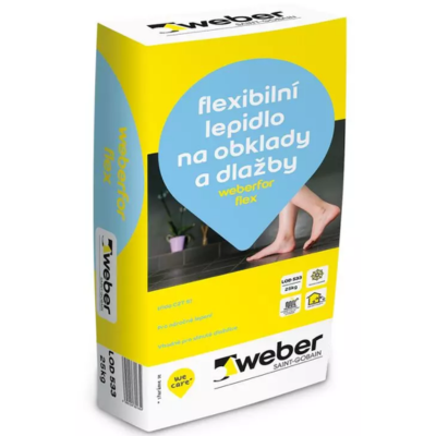 Weberfor flex Flexibilní lepidlo na obklady a dlažby 25 kg