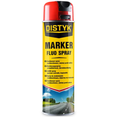 Značkovací sprej Marker Fluo Spray červená 500 ml