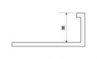 Ukončovací PVC profil Havos L 12,5 mm 2,5 m bílá Standard